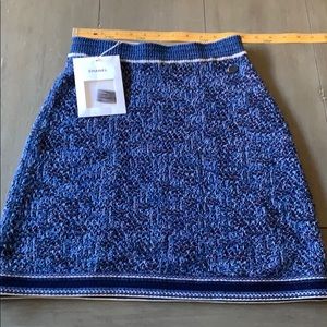 Chanel Blue Skirt